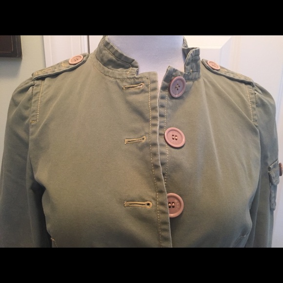 Marc Jacobs green military jacket - Picture 4 of 8
